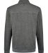 Nautica N18090 Explorer Fleece Quarter-Zip in Charcoal heather back view