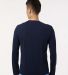 Jaanuu M30002U RegenX Cotton Underscrub Long Sleev in Midnight navy back view