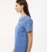 Jaanuu W10001 Women's Rhena Essential 1-Pocket Scr in Ceil blue side view