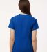 Jaanuu W10003 Women's Calix Fit & Flare Scrub V-Ne in Royal blue back view