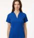 Jaanuu W10003 Women's Calix Fit & Flare Scrub V-Ne in Royal blue front view