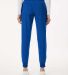 Jaanuu W20003 Women's Silex Knit-Waist Scrub Jogge in Royal blue back view