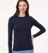 Jaanuu W30002U Women's RegenX Cotton Underscrub Lo in Midnight navy front view