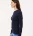 Jaanuu W30002U Women's RegenX Cotton Underscrub Lo in Midnight navy side view