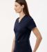 Jaanuu W30003 Women's Cesi Ultrasoft Scrub V-Neck  in Midnight navy side view