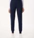 Jaanuu W40001 Women's Rubi Ultrasoft Scrub Joggers in Midnight navy front view