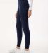 Jaanuu W40001 Women's Rubi Ultrasoft Scrub Joggers in Midnight navy side view