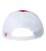 The Game Hats GB452R Everyday Rope Trucker Cap in Red/ white back view