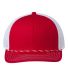 The Game Hats GB452R Everyday Rope Trucker Cap in Red/ white front view