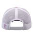 The Game Hats GB452E Everyday Trucker Cap in Wisteria pink/ white back view