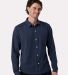 Recover EC650 Eco Button Down Shirt in Navy front view