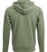 Recover RC1090 Full-Zip Hooded Sweatshirt in Fern back view