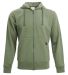 Recover RC1090 Full-Zip Hooded Sweatshirt in Fern front view