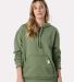 Recover RC1093 Fleece Hooded Sweatshirt in Fern front view