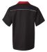 Hilton HP2246 Quest Bowling Shirt in Black/ red back view