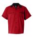 Hilton HP2244 GM Legend Bowling Shirt in Red/ black front view