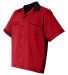 Hilton HP2244 GM Legend Bowling Shirt in Red/ black side view