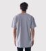 Teestyled TS5614  | ESSENTIAL SPLIT HEM TEE in Athletic heather back view