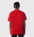 Teestyled TS9000  | LUXE TEE in Red back view