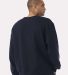 Bella+Canvas 4711 Unisex 10oz Crewneck Sweatshirt in Navy back view