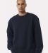 Bella+Canvas 4711 Unisex 10oz Crewneck Sweatshirt in Navy front view