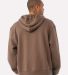 Bella+Canvas 4719 Unisex 10oz Hooded Pullover in Vintage brown back view