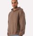 Bella+Canvas 4719 Unisex 10oz Hooded Pullover in Vintage brown side view