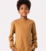 Bella+Canvas 3511Y Youth 6 oz Heavyweight Long Sle in Toast