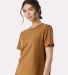 Bella+Canvas 6110 Ladies' 6oz Heavyweight T-Shirt in Toast side view