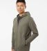 Independent Trading EXP30PZ Perform Full-Zip Hoode in Pine side view