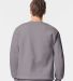 Gildan 19000 Unisex Hammer Maxweight Crewneck Swea in Gravel back view