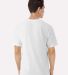 Gildan 3000 Unisex Light Cotton T-Shirt in White back view