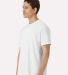 Gildan 3000 Unisex Light Cotton T-Shirt in White side view
