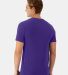 Hanes 4873 Cool DRI® Cotton Touch T-Shirt in Athletic purple back view