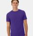 Hanes 4873 Cool DRI® Cotton Touch T-Shirt in Athletic purple front view