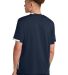 Sport Tek ST440 Sport-Tek Club Short Sleeve Crew in Trnv/white back view