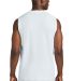 Sport Tek ST441 Sport-Tek Club Sleeveless V-Neck in Wht/wht back view