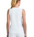 Sport Tek LST441 Sport-Tek Women's Club Sleeveless in Wht/wht back view