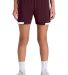 Sport Tek YST442 Sport-Tek Youth Club 5  Short in Mar/white front view