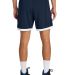 Sport Tek ST901 Sport-Tek Rival Basketball 7 Short in Trnv/white back view