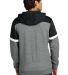 Sport Tek STF205 Sport-Tek Drive Fleece Colorblock in Blk/vtghtr back view