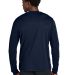 Sport Tek ST443 Sport-Tek Club 1/4-Zip Pullover in Trnv/white back view