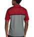 Sport Tek ST741 Sport-Tek UV Micropique Colorblock in Dr/gcch/bk back view
