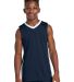 Sport Tek YST900 Sport-Tek Youth Rival Basketball  in Trnv/white front view