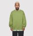 Teestyled TS9503  | HAND DISTRESSED SWEATSHIRTS in Military green front view