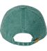 Adams Hats LP108 Classic Pigment Distressed Cap in Forest green back view