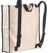 BAGedge BE280 Conference Hauler Duffel in Natural/ black back view