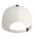 Big Accessories BA710 Two-Tone Corduroy Cap in Cream/ olive back view