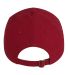 Big Accessories BX002Y Youth Brushed Twill Structu in Red back view