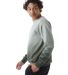 Champion Clothing CD400D Dip Dye Crewneck Sweatshi in Army ombre side view
